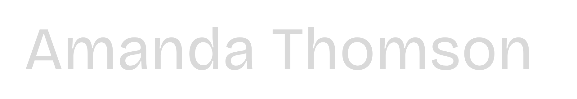 Amanda Thomson logo